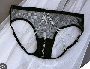 Mesh &amp; Chain Detail Panty