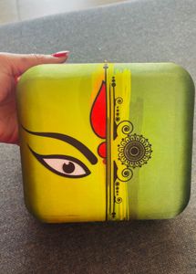 Handcrafted Durga Art Clutch