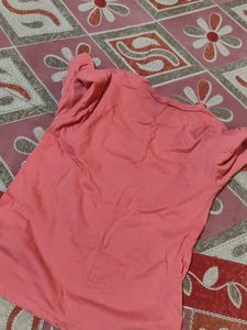 Trendy Peach Slogan Tee - diwali sale