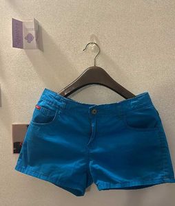 Blue Denim Shorts