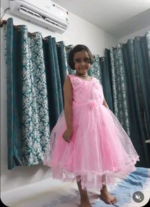 Beautiful Ponds Pink Colour Baby Girl Frock