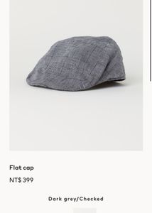 H&amp;M CHECKERS FLAT CAP