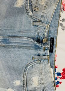 Blue Denim Mini Skrit
