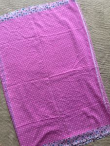 New Pink Printed Saree