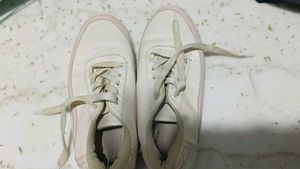 Cute White &amp; Pink Sneakers