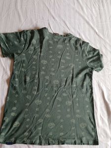 Printed Green T-Shirt