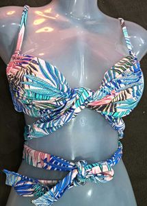 Tropical Print 40 new Bikini Top