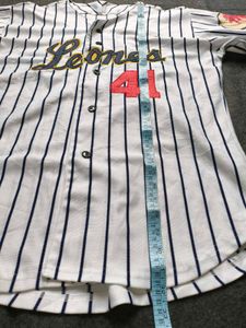 Vintage &#34;Leones&#34; Pinstripe Jersey
