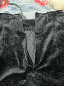 Black Velvet Shorts