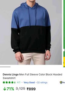 ZUDIO BRAND Men&#39;s Cotton Hooded Sweatshirt XXLNEW❗