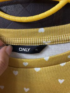 Cute Heart Print Tee