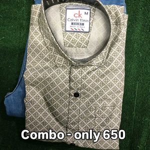 Calvin Klein Patterned Shirt