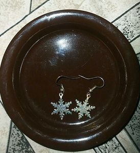 Snowflake Dangle Earrings