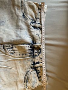 Light Blue Denim Mini Skirt