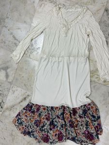 Simply Beautiful Off White Zara Dress