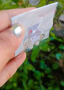 Silver Polished Earrings/ Bali