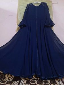 Very Beautiful Navy Blue 💙 long Gown