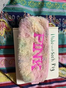 Beautiful Pink Pencil Box Pouch Furr For Baby Girl