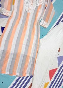 Striped Kurta Set
