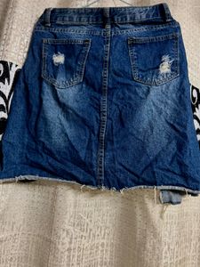 Denim skirt