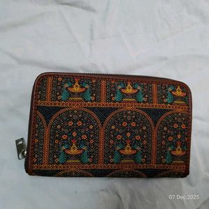 new zouk Royal Indian Peacock Motif Wallet