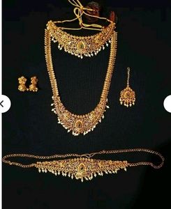 Very Low Price Bridal Traditional Gold Plated Set