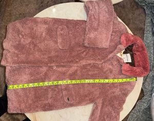 Benetton Pink Teddy Coat