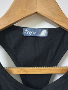 Black Racerback Tank Top