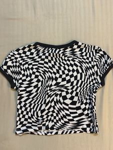 Checkered Crop Top
