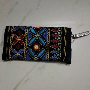 Embroidery Clutch Handbag