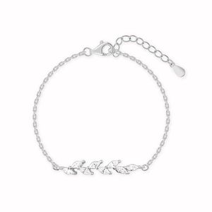Giva 925 Real Silver Ferns Bracelet