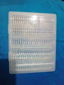 Coin Capsules 120Ps With Adjustable Foam And Box