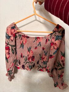 Floral Crop Top
