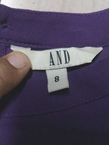 AND Top with Inner - Two Piece (Wine Colour)