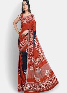 Elegant Batik Print Saree