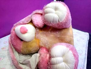 Pink Big Bunny Plush