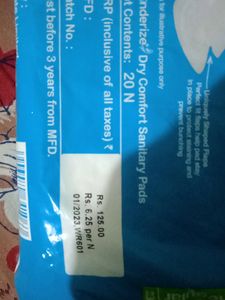 20 Sanitary Pad
