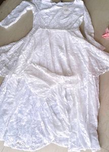Layered White Gown