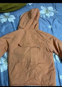 Tan Hooded Jacket
