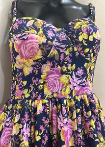Floral Corset Mini Dress
