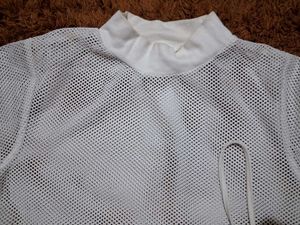 White Mesh Top(negotiable)