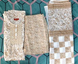 3 Piece cotton Suit