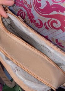 Stylish Handbag with Rhinestone Detail