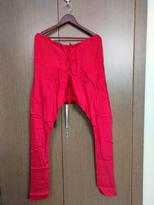 Red Velvet And Net Ethnic Suit |  Size 38