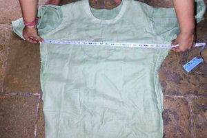 Embroidered Green Kurta