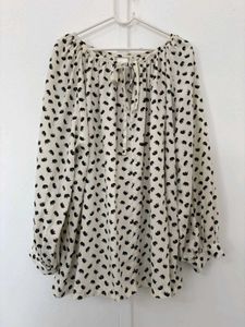 Elephant Print Blouse