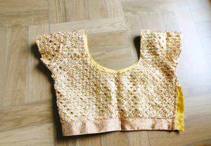 Boutique Piece Both Side Same Heavy Work Blouse