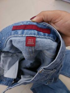 Distressed Denim Jeans