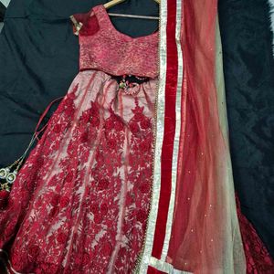 Red Embroidered Lehenga Choli| wedding|marriage