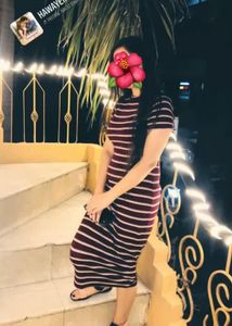 Striped One Piece ( Mere Pas 2 Ek Jaise Dress Hai)